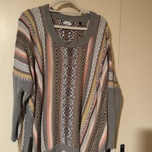CAbi Multicolor Patterned Women's Sweater
